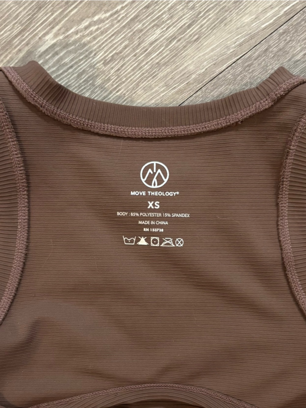 Move Theology Ribbed Workout Crop Top - Picture 5 of 5